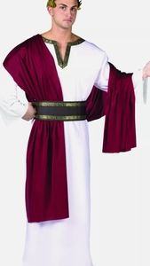 NWT Fun World OSFM Deluxe Cesear Costume1